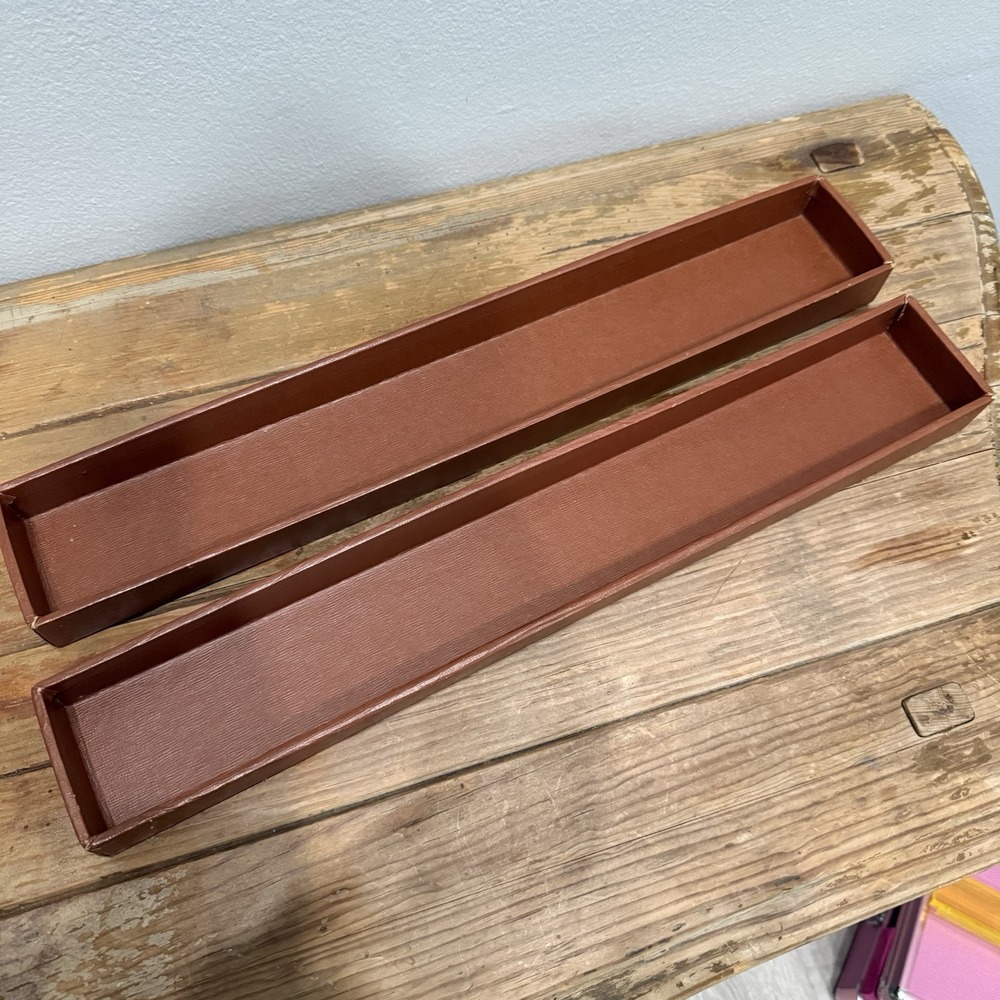 VINTAGE MAH JONG GAME Case Two Trays 1940s 1950s